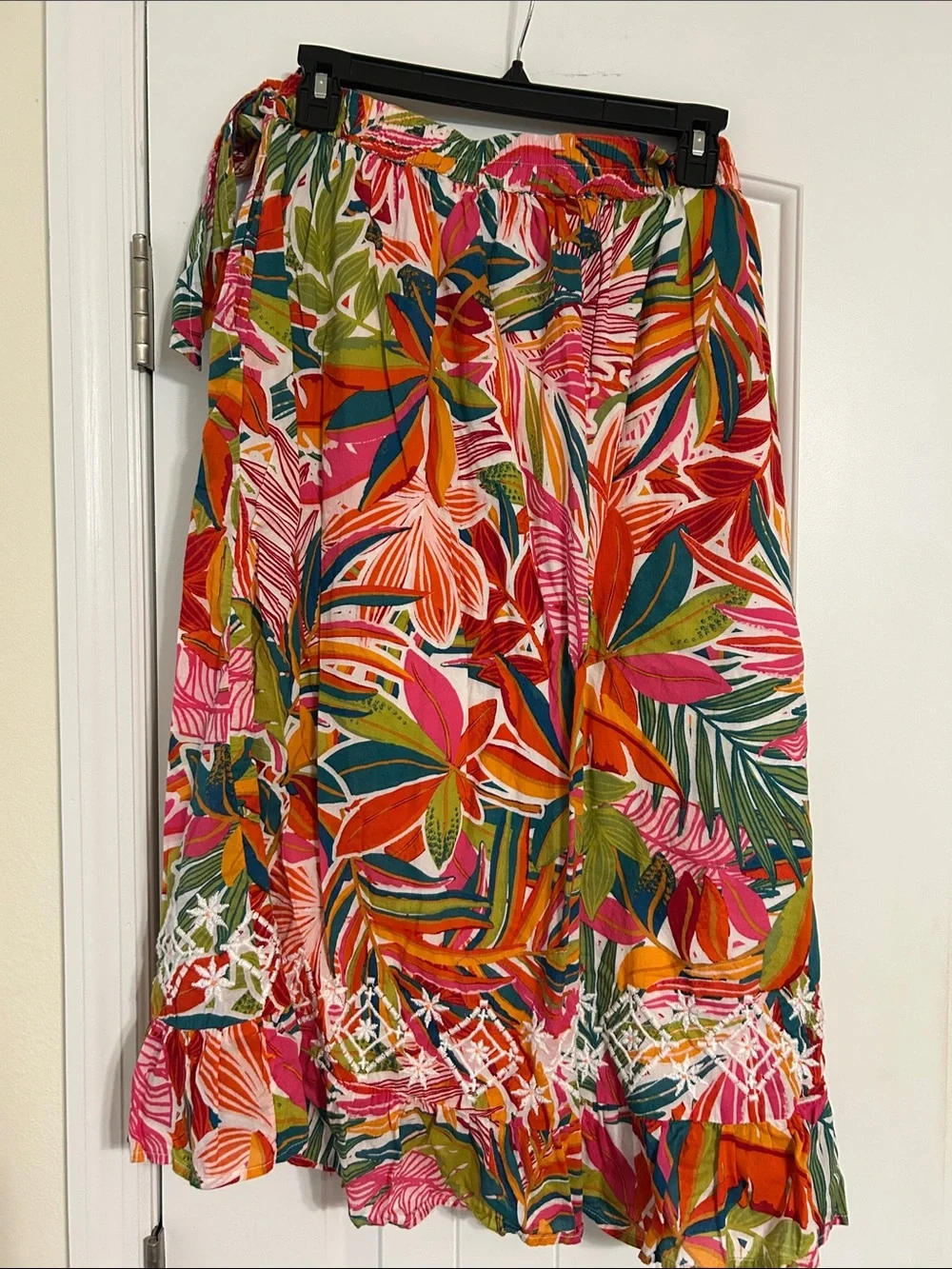 Women’s Tropical Wrap Swim Cover-Up Skirt - Multicolor